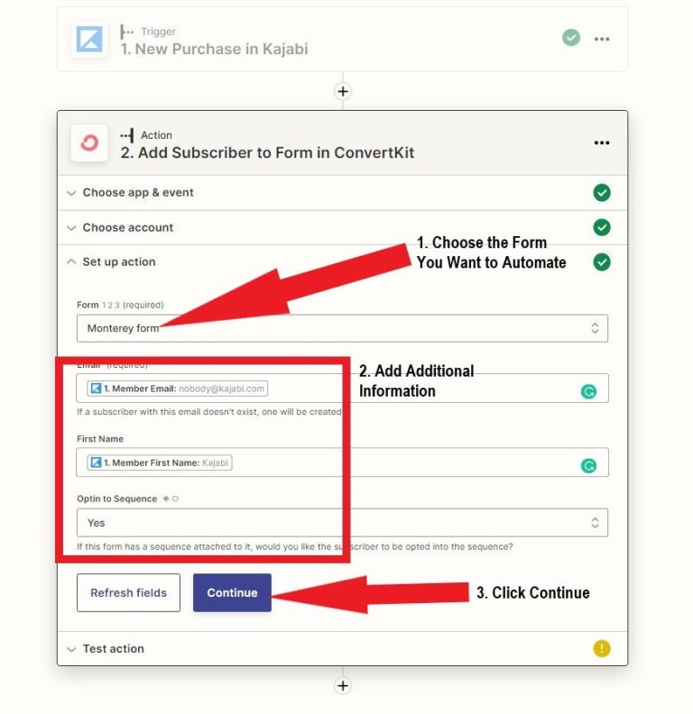 Kajabi ConvertKit Integration How to Set up the Integration