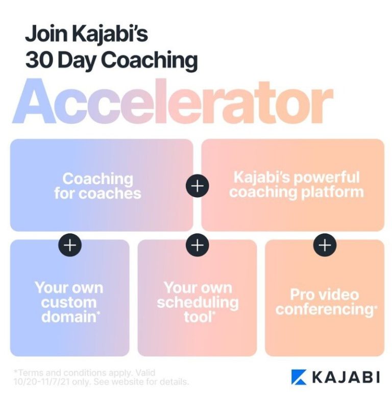Kajabi Coaching Accelerator [2024] Best Program for Online Coaches