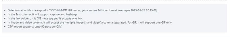 gohighlevel date format csv